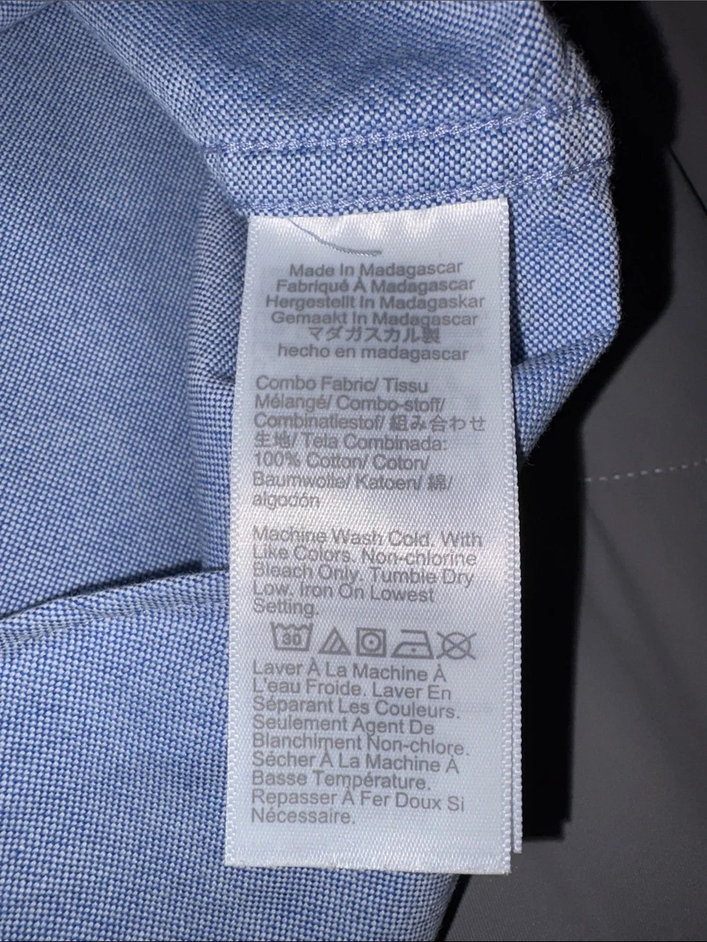 J. Crew Classic Men's Light Blue Flex Oxford Button-Down Shirt EUC XL